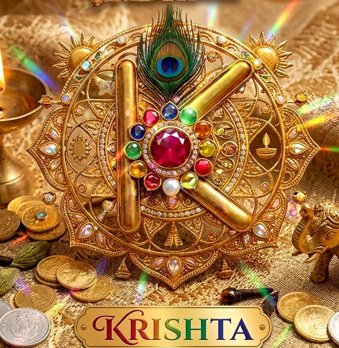 Krishta Navratna Collection — nine sacred gemstones in 925 sterling silver